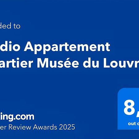 Studio Appartement Quartier Musee Du Louvre 3 Free Netflix Paris Exteriör bild